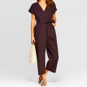 Universal Thread V-Neck Wide LegJumpsuit w/ Sash